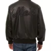 Black New York Mets Leather Jackets