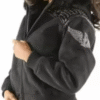 Black Pelle Pelle Airborne Shearling Hoodie Jacket 1