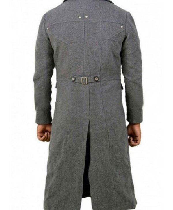 Bloodborne Hunter Long Trench Grey Coat