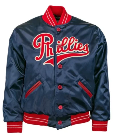 Blue 1937 Philadelphia Phillies Satin Jacket