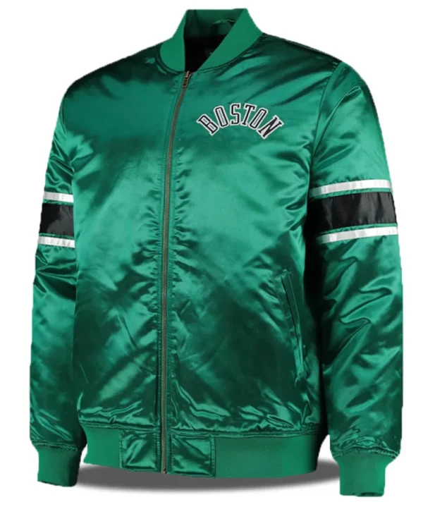 Boston Celtics NBA Green Satin Jacket