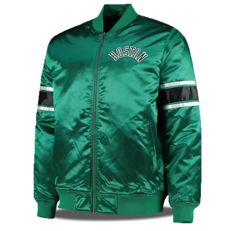 Boston Celtics NBA Green Satin Jacket