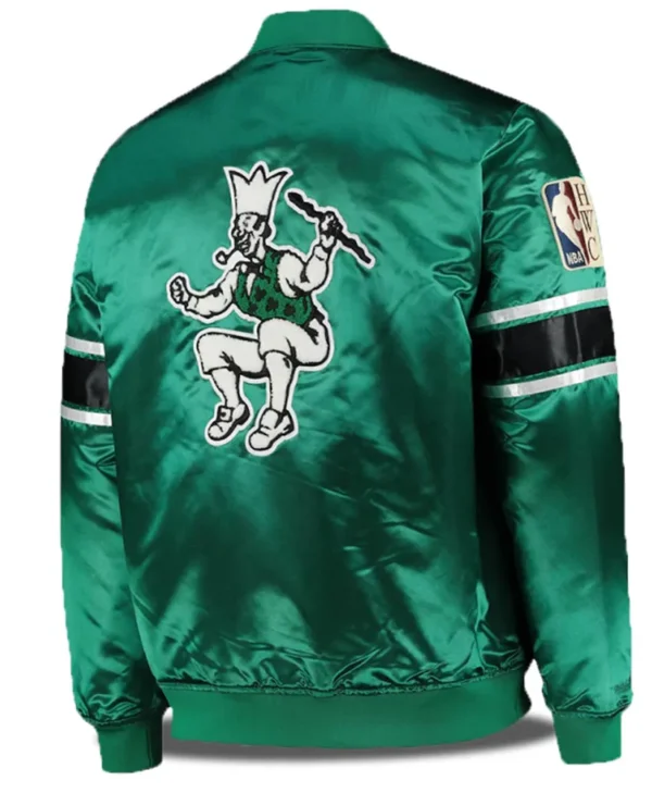 Boston Celtics NBA Green Satin Jackets