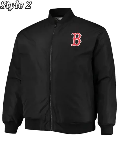 Boston Red Sox Black Satin Jacket