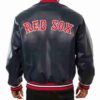 Boston Red Sox Leather Blue Jacket