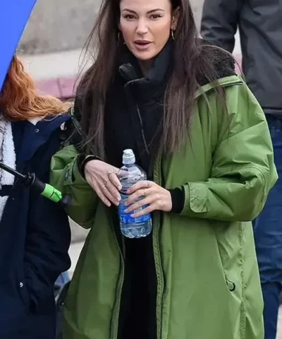 Brassic Michelle Keegan Green Long Coat