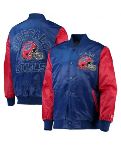 Buffalo Bills Locker Room Royal Blue and Red Jacket