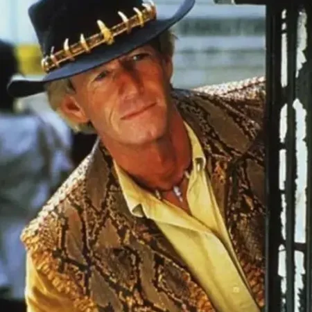Buy Men And Women Paul Hogan Crocodile Mick Crocodile Dundee Leather Jacket For Sale