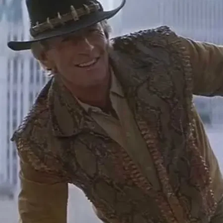 Buy Paul Hogan Crocodile Mick Crocodile Dundee Leather Jacket For Sale Men And Women