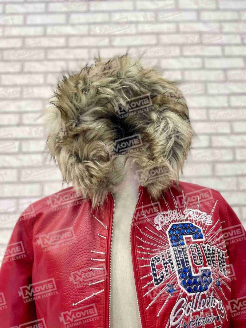 Chi Town Pelle Pelle Red Jacket scaled 1