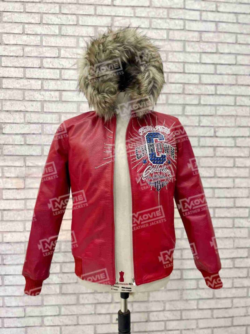 Chi Town Pelle Pelle Red Leather Jacket 1 scaled 1