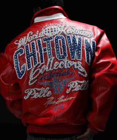 Chi Town Pelle Pelle Red Leather Jacket