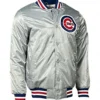 Chicago Cubs Satin Baseball Jacket