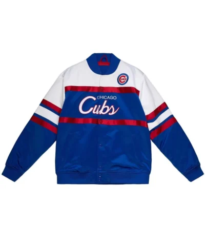 Chicago Cubs Special Script Heavyweight Satin Jacket