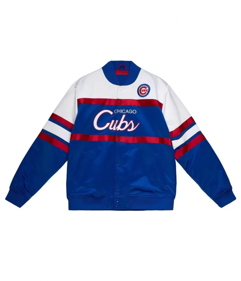 Chicago Cubs Special Script Heavyweight Satin Jacket