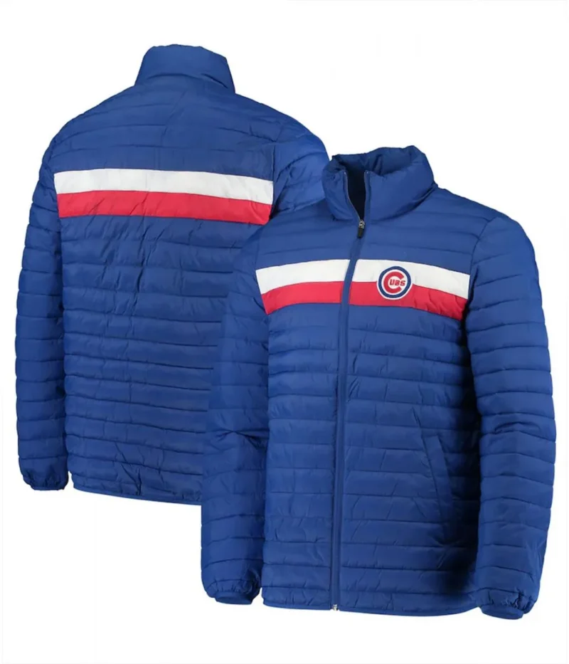 Chicago Cubs Sports Royal Blue Full Zip Jacket