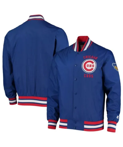 Chicago Cubs The Jet III Royal Blue Bomber Jacket
