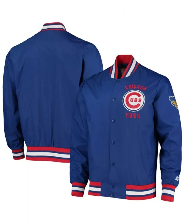 Chicago Cubs The Jet III Royal Blue Bomber Jacket