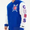 Chicago Cubs White and Blue Jacket