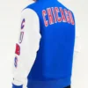 Chicago Cubs White and Blue Varsity Jackets