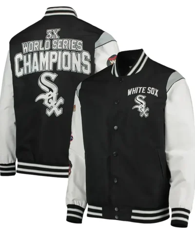 Chicago White Sox Black White Jacket