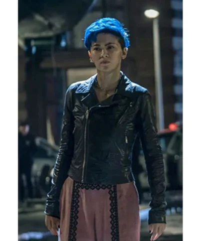 Christina Ricci The Matrix 4 Biker Leather Jacket