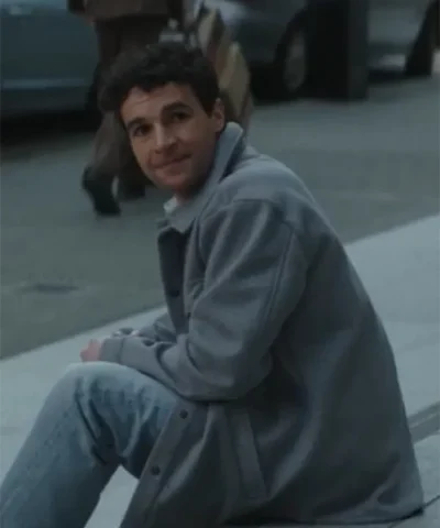 Christopher Abbott Wolf Man Grey Wool Coat