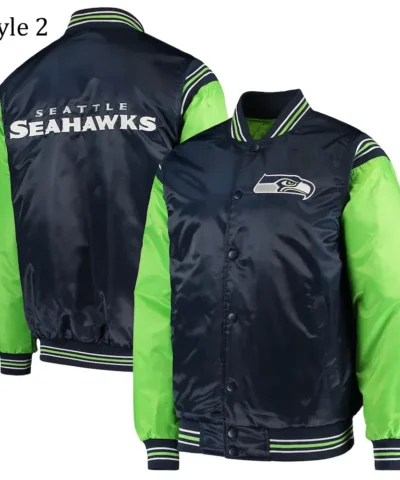 College Seattle Seahawks Prime Time Green Jacket