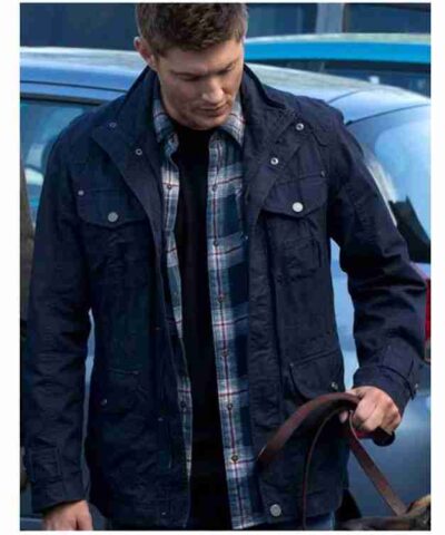 Dean Winchester Supernatural Jensen Ackles Blue Jacket