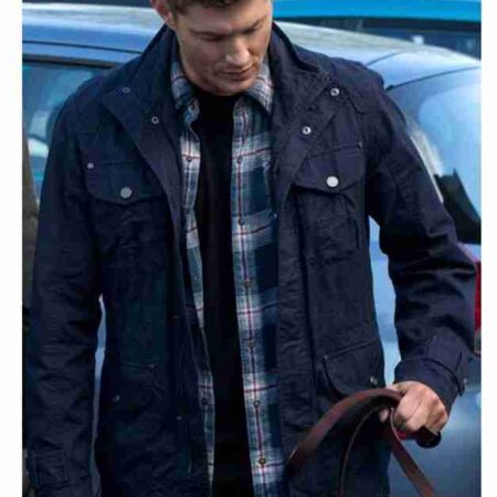 Dean Winchester Supernatural Jensen Ackles Blue Jacket