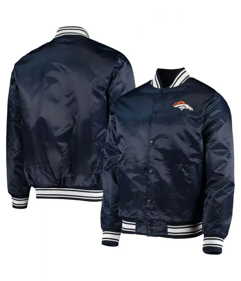 Denver Broncos Locker Room Navy Blue Jacket