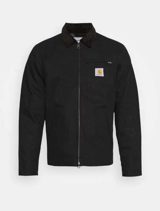 Detroit Relaxed Fit Duck Blanket lined Black Jacket