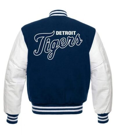 Detroit Tigers Letterman Blue Jacket
