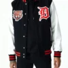 Detroit Tigers Letterman White and Black Jacket