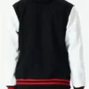Detroit Tigers Letterman White and Black Jackets