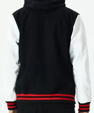Detroit Tigers Letterman White and Black Jackets