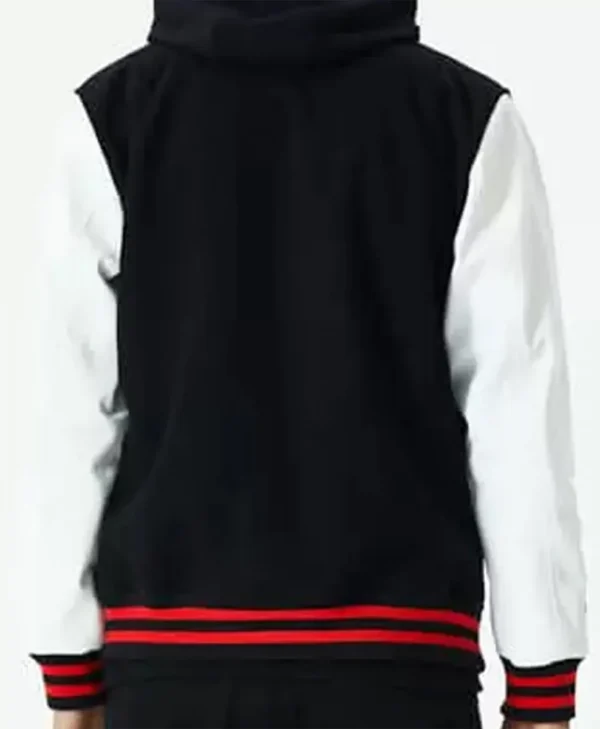 Detroit Tigers Letterman White and Black Jackets