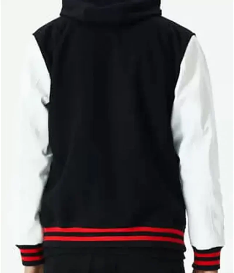 Detroit Tigers Letterman White and Black Jackets