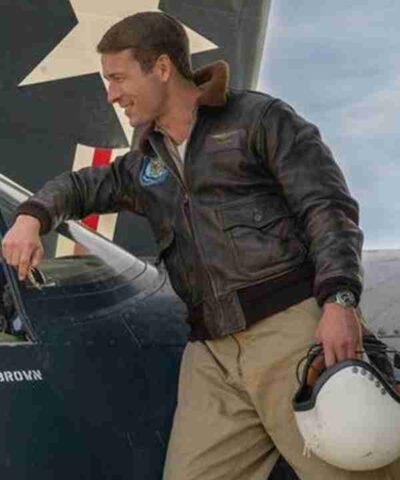 Devotion 2022 Tom Hudner Leather Jacket