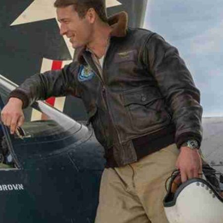 Devotion 2022 Tom Hudner Leather Jacket