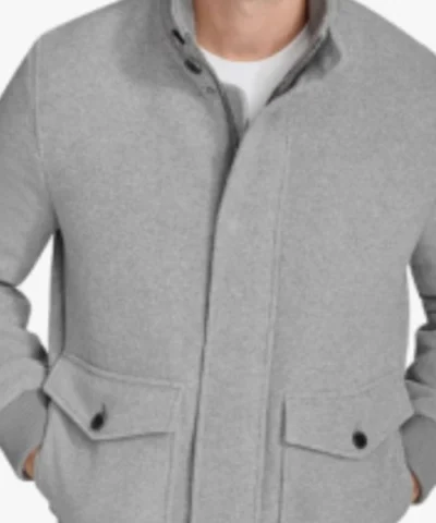 Edwin Hodge FBI Most Wanted S06 Grey Jacket Front