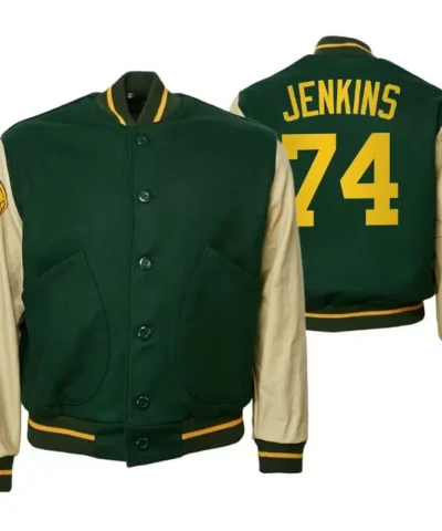 Elgton Jenkins NFL Green Bay Packers Varsity Jacket
