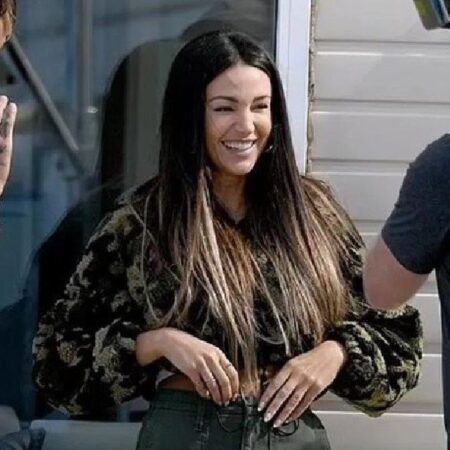 Erin Brassic Green Camo Jacket