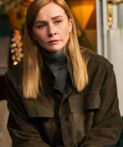 Eva Jane Willis FBI International S04 Suede Leather Jacket