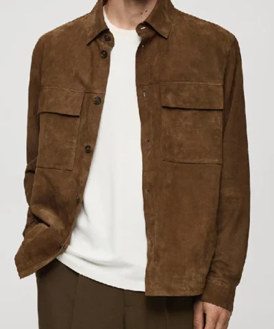 Eva Jane Willis FBI International S04 Suede Leather Jacket Front