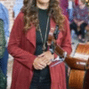 Every time a Bell Rings Erin Cahill Maroon Coat