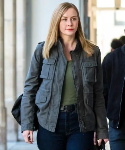 FBI International S04 Eva Jane Willis Cotton Blue Jacket