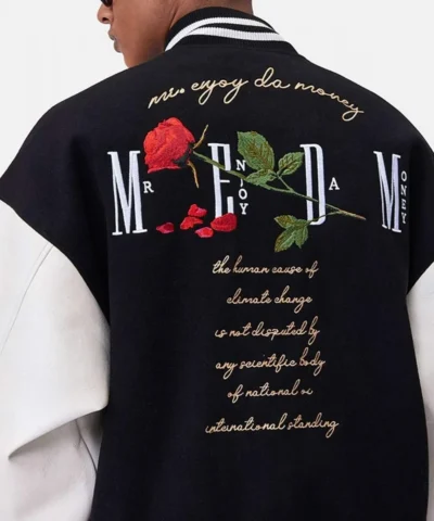 Final Rose MEDM Letterman Black Jackets