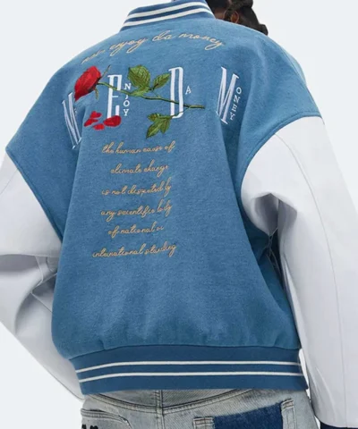 Final Rose MEDM Letterman Blue Jacket