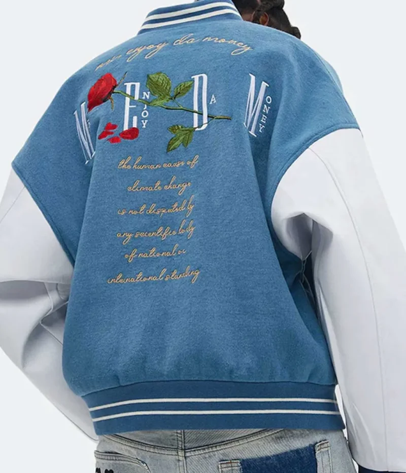 Final Rose MEDM Letterman Blue Jacket